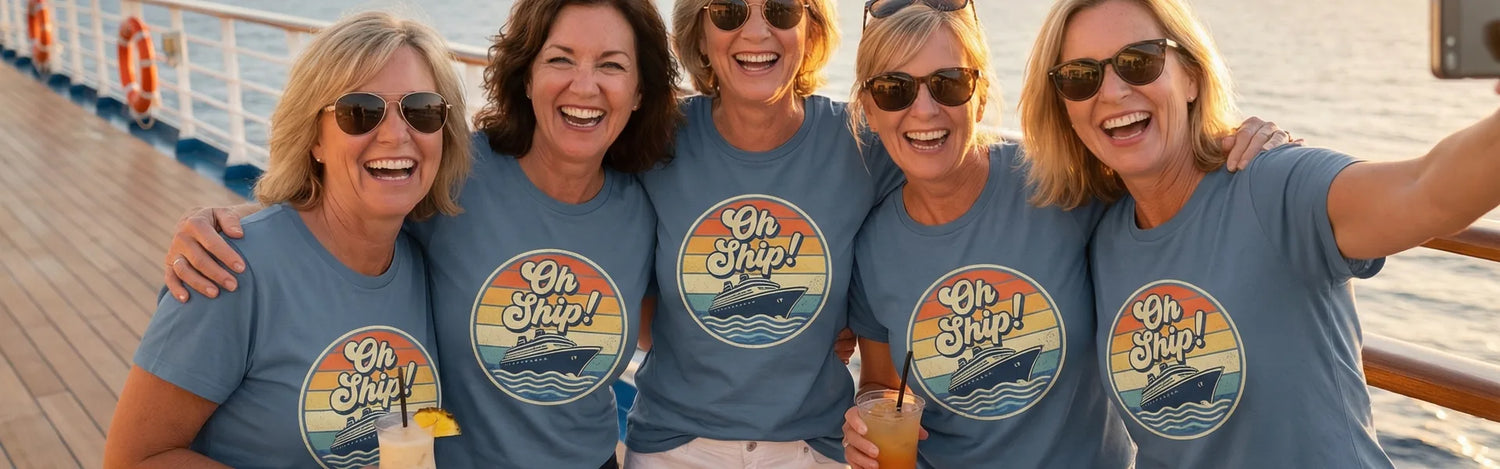 Oh Ship Cruise Shirts - hero banner