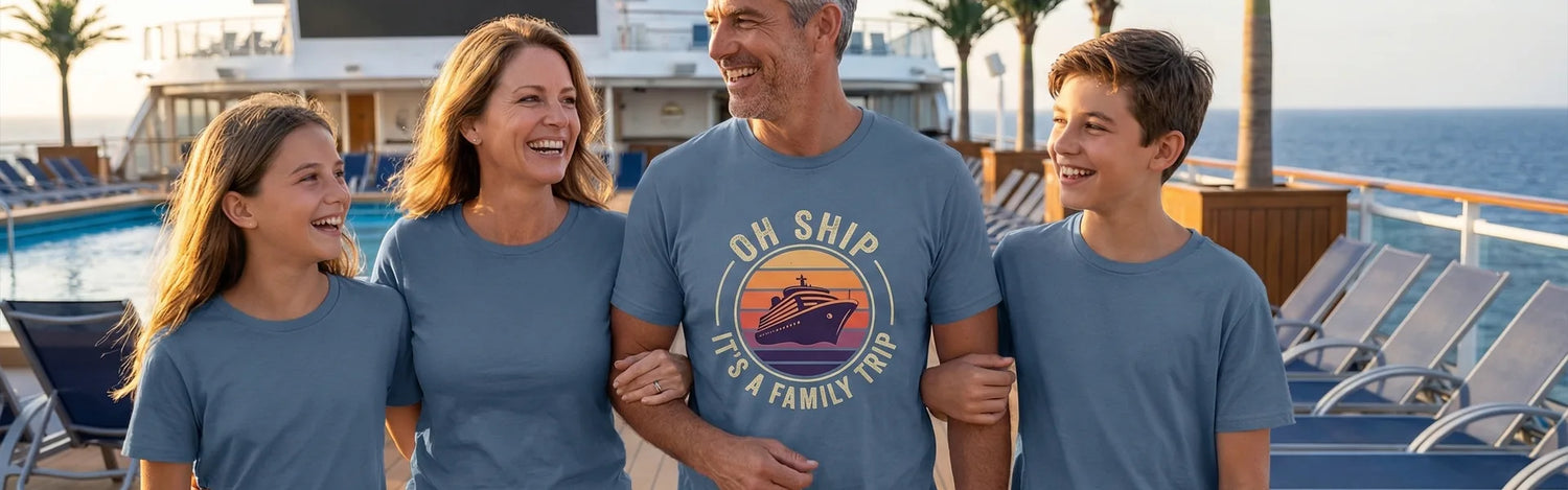 Oh Ship It's a Family Trip Shirts - hero banner