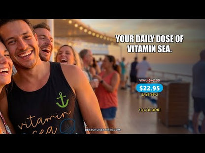 I Need Vitamin Sea Shirt - Nautical Beach Lover Summer Graphic Tee — T-Shirt - Video Demo