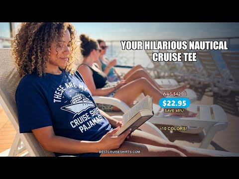 These Are My Cruise Ship Pajamas Funny Nautical Cruise Shirt — T-Shirt - Video Demo