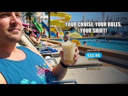 Most Likely To Abuse The Drink Package Funny Cruise Shirt — T-Shirt - Video Demo