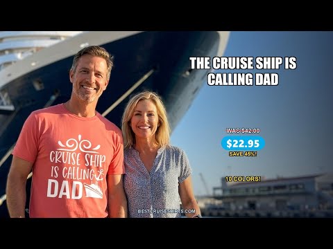 Cruise Ship Is Calling Dad Nautical Family Vacation Shirt — T-Shirt - Video Demo