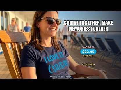 Cruisin Together Shirt - Cruise Ship Palm Trees Nautical Group Tee — T-Shirt - Video Demo