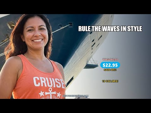 Cruise Queen Shirt - Nautical Anchor and Starfish Graphic Tee — T-Shirt - Video Demo