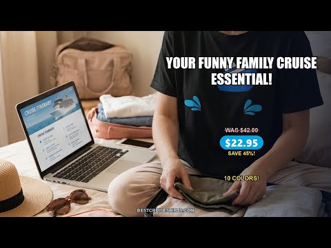 Oh Ship Funny Family Cruise Trip Shirt Nautical Vacation Design — T-Shirt - Video Demo