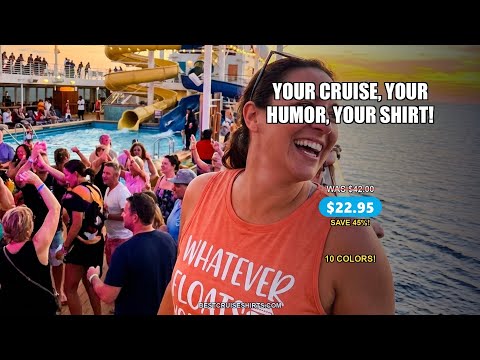 Whatever Floats Your Boat Cruise Ship Humor Nautical Shirt — T-Shirt - Video Demo