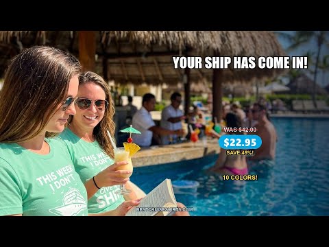 This Week I Don’t Give a Ship Funny Cruise Shirt Bold Graphic Tee — T-Shirt - Video Demo