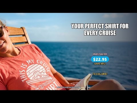 This Is My Cruise Shirt - Funny Cruise Ship Sun Ocean T-Shirt Design — T-Shirt - Video Demo