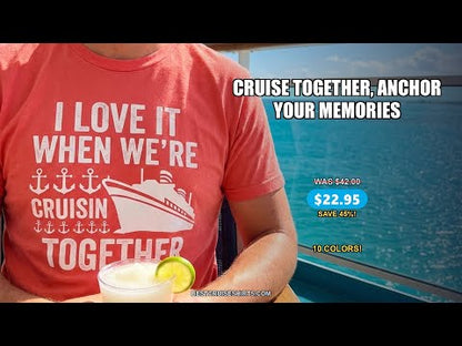 Cruisin Together Nautical Anchors Group Cruise Ship Shirt — T-Shirt - Video Demo