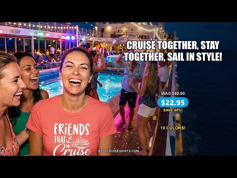 Friends That Cruise Together Stay Together Nautical Group Shirt — T-Shirt - Video Demo