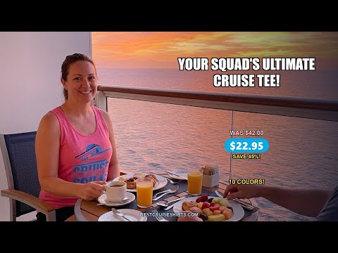 Birthday Cruise Squad Shirt - Nautical Celebration with Dolphin Accents — T-Shirt - Video Demo