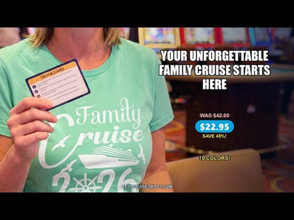 Family Cruise 2026 Shirt with Cruise Ship and Seagulls Graphic — T-Shirt - Video Demo