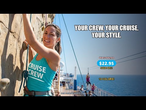 Cruise Crew Shirt - Bold Matching Group Cruise Vacation Apparel — T-Shirt - Video Demo
