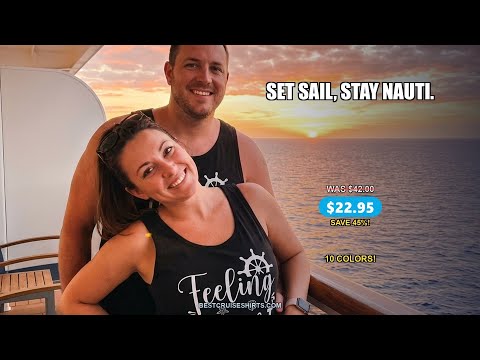 Feeling Nauti Shirt - Nautical Humor with Anchor Ship Wheel Starfish — T-Shirt - Video Demo