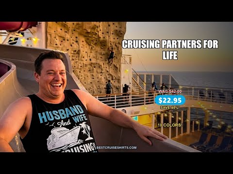 Husband and Wife Cruising Partners for Life Nautical Romance Shirt — T-Shirt - Video Demo