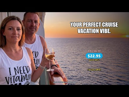 I Need Vitamin Sea Cruise Ship Funny Nautical Vacation Shirt — T-Shirt - Video Demo