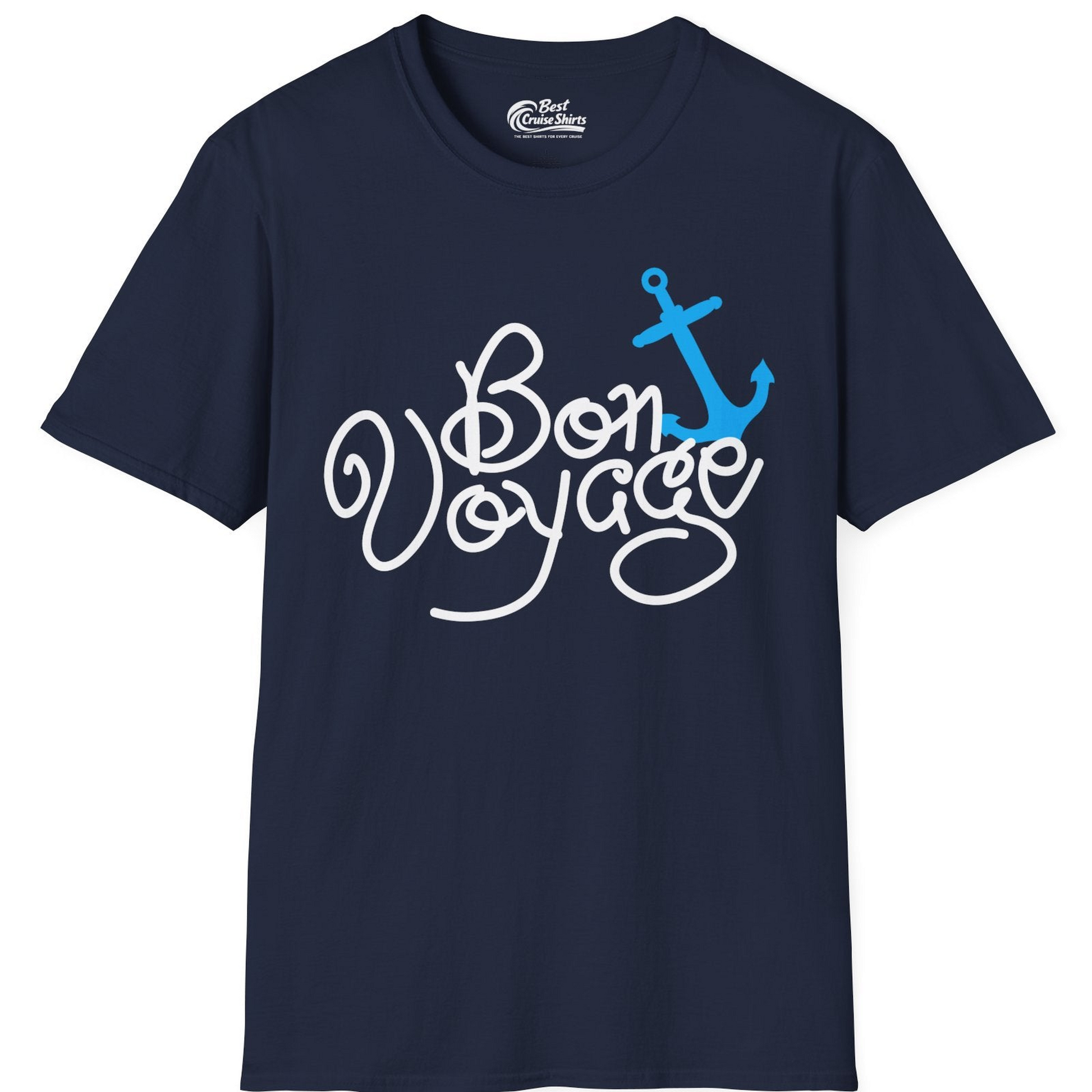 Bon Voyage Script Shirt T-Shirt – Best Cruise Shirts