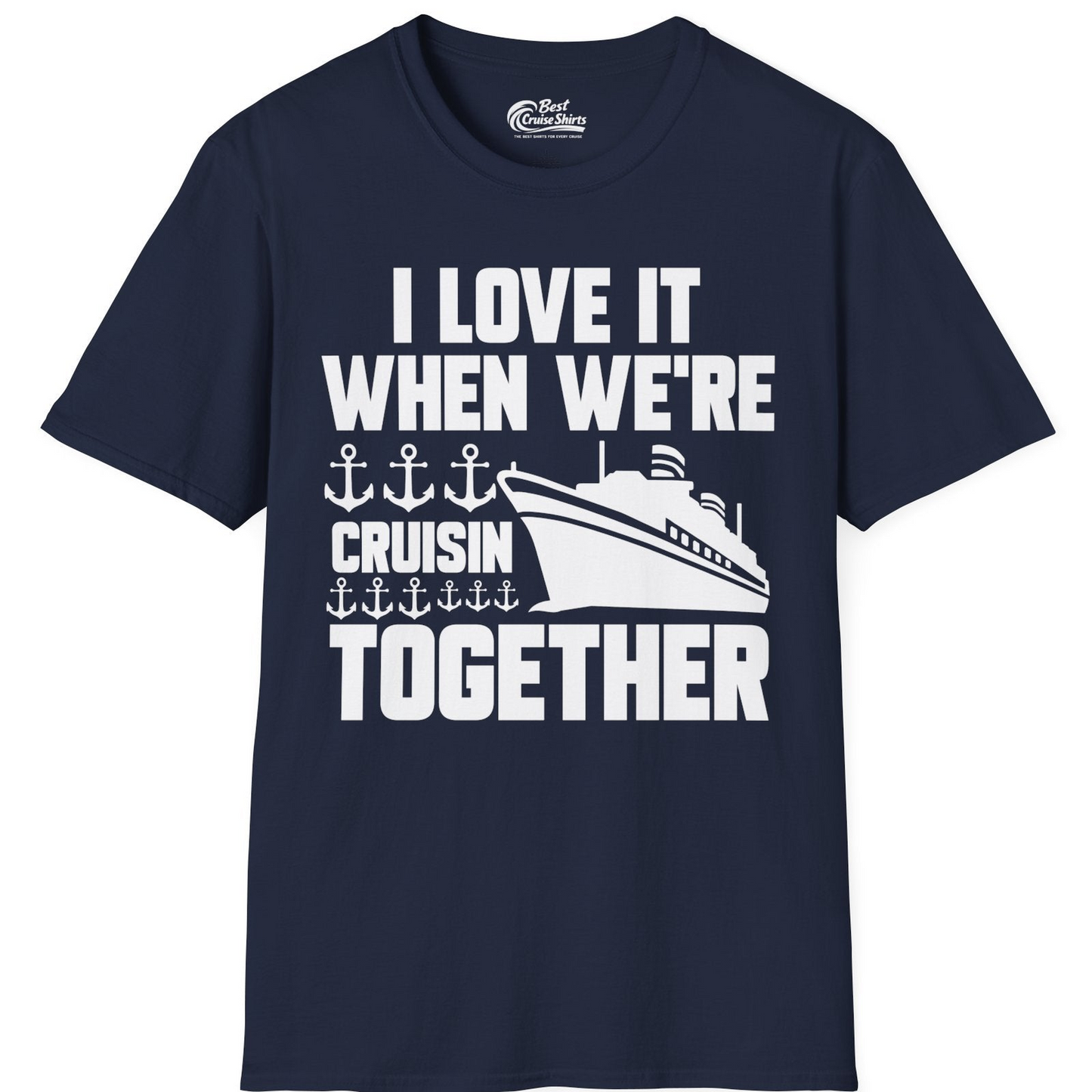 Cruisin Together Nautical Anchors Group Cruise Ship Shirt — T-Shirt T-Shirt – Best Cruise Shirts