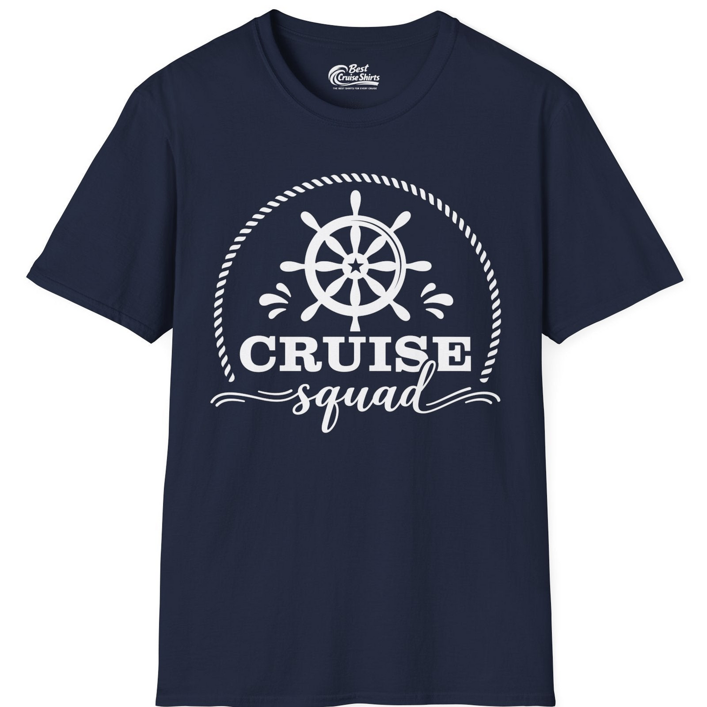 Cruise Squad Nautical Wheel Shirt T-Shirt – Best Cruise Shirts