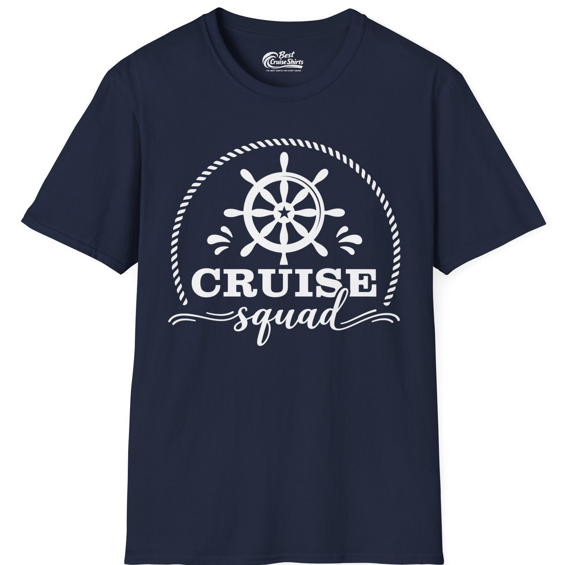 Cruise Squad Nautical Wheel Shirt T-Shirt – Best Cruise Shirts