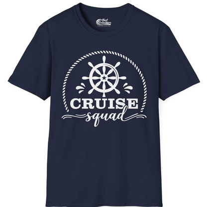 Cruise Squad Nautical Wheel Shirt T-Shirt – Best Cruise Shirts