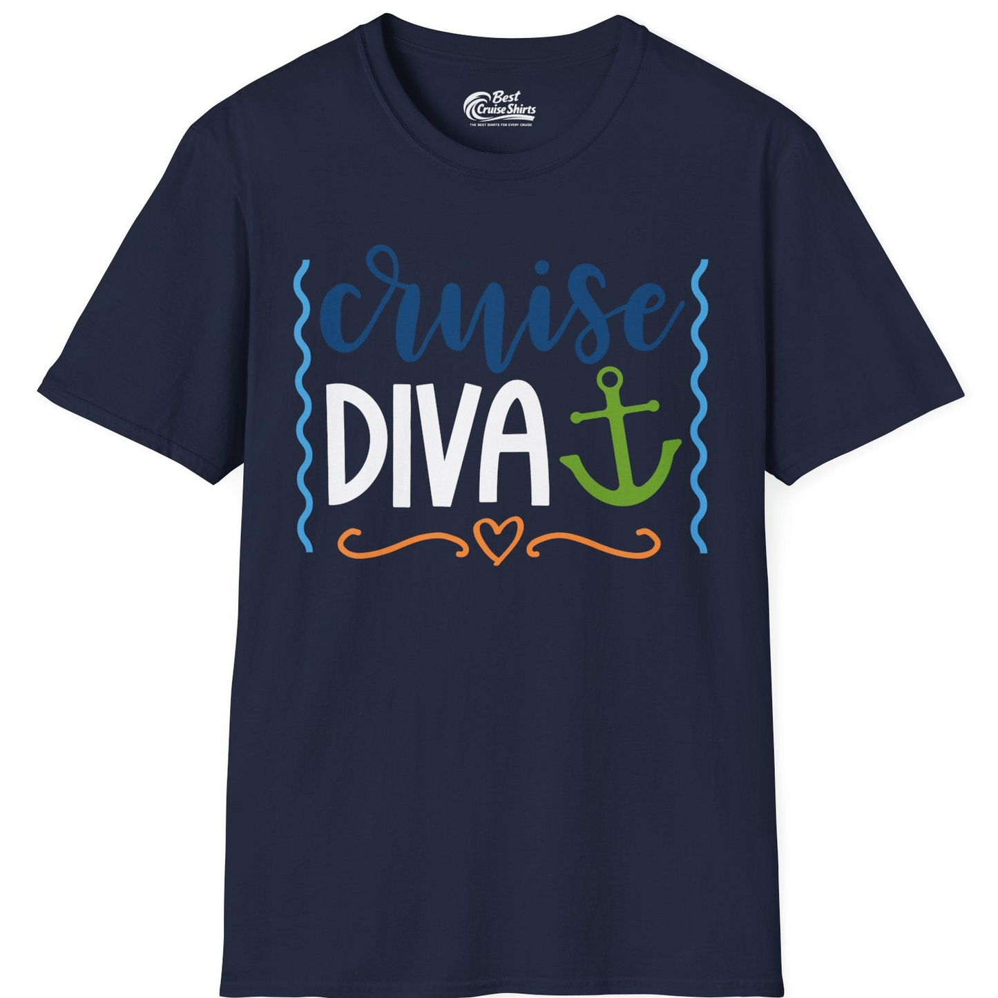 Cruise Diva Nautical Anchor Shirt T-Shirt – Best Cruise Shirts