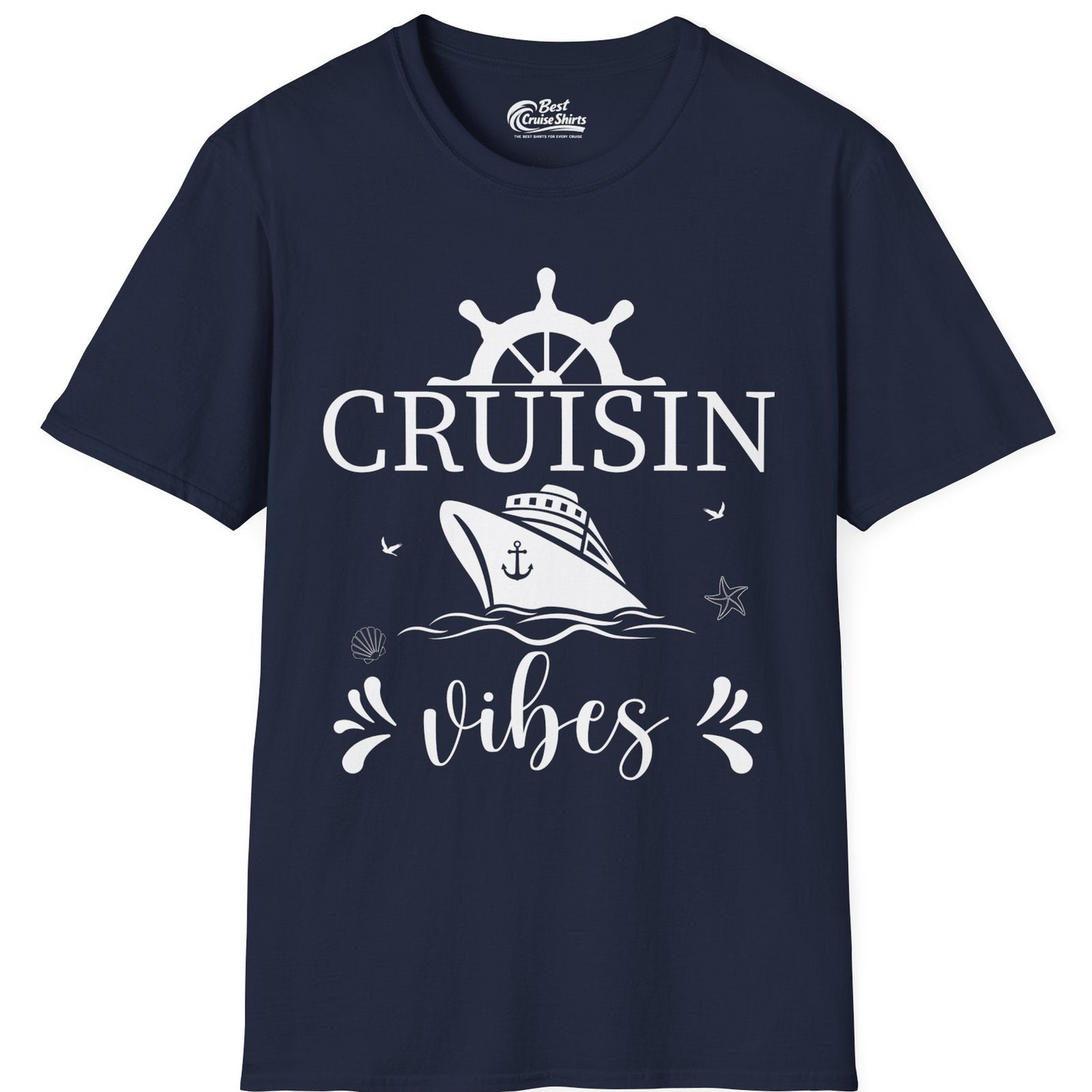 Cruisin Vibes Nautical Ocean Adventure Shirt T-Shirt – Best Cruise Shirts