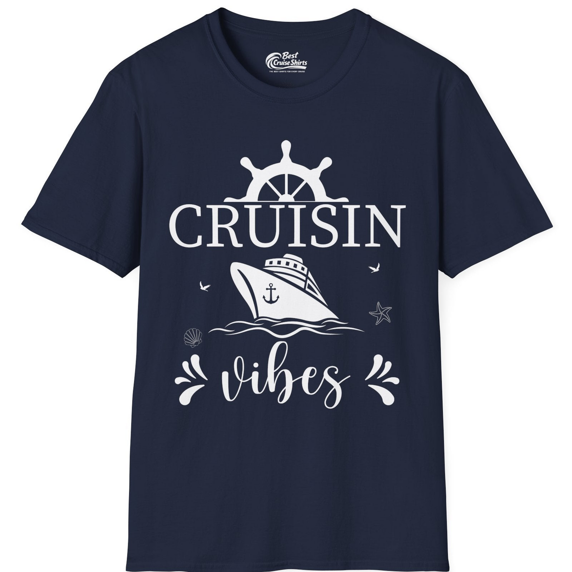 Cruisin Vibes Nautical Ocean Adventure Shirt T-Shirt – Best Cruise Shirts