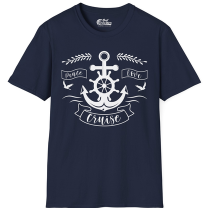 Peace Love Cruise Shirt T-Shirt – Best Cruise Shirts