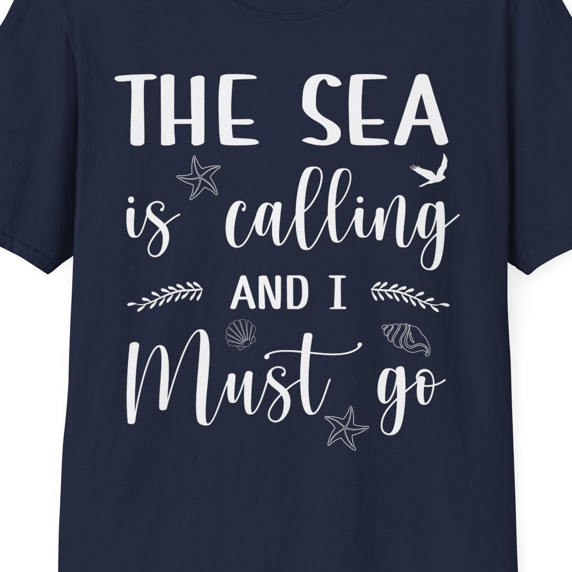 The Sea Is Calling Shirt T-Shirt – Best Cruise Shirts Close Up