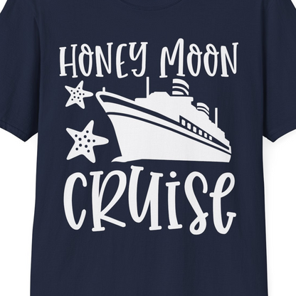 Honeymoon Cruise Shirt T-Shirt – Best Cruise Shirts Close Up