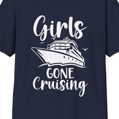 Girls Gone Cruising Group Cruise Shirt T-Shirt – Best Cruise Shirts Close Up