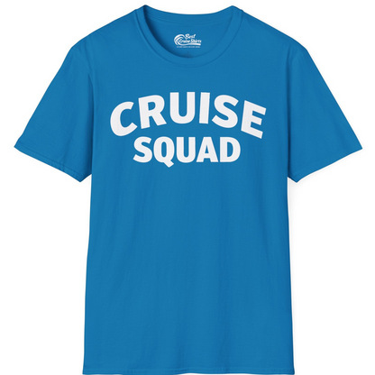 Cruise Squad Shirt T-Shirt – Sapphire – Best Cruise Shirts