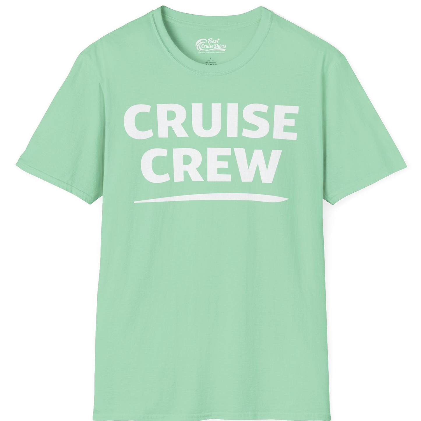Cruise Crew Shirt T-Shirt – Mint Green – Best Cruise Shirts