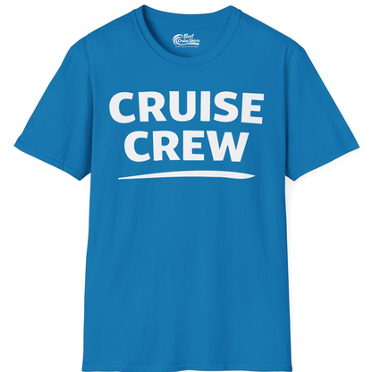 Cruise Crew Shirt T-Shirt – Sapphire – Best Cruise Shirts