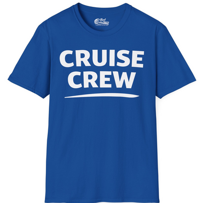 Cruise Crew Shirt T-Shirt – Royal – Best Cruise Shirts