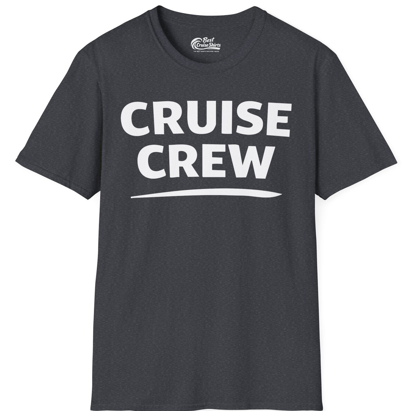 Cruise Crew Shirt T-Shirt – Dark Heather Grey – Best Cruise Shirts