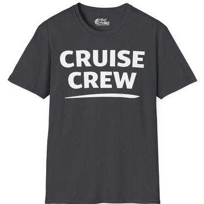 Cruise Crew Shirt T-Shirt – Dark Heather Grey – Best Cruise Shirts