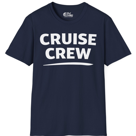 Cruise Crew Shirt T-Shirt – Navy – Best Cruise Shirts