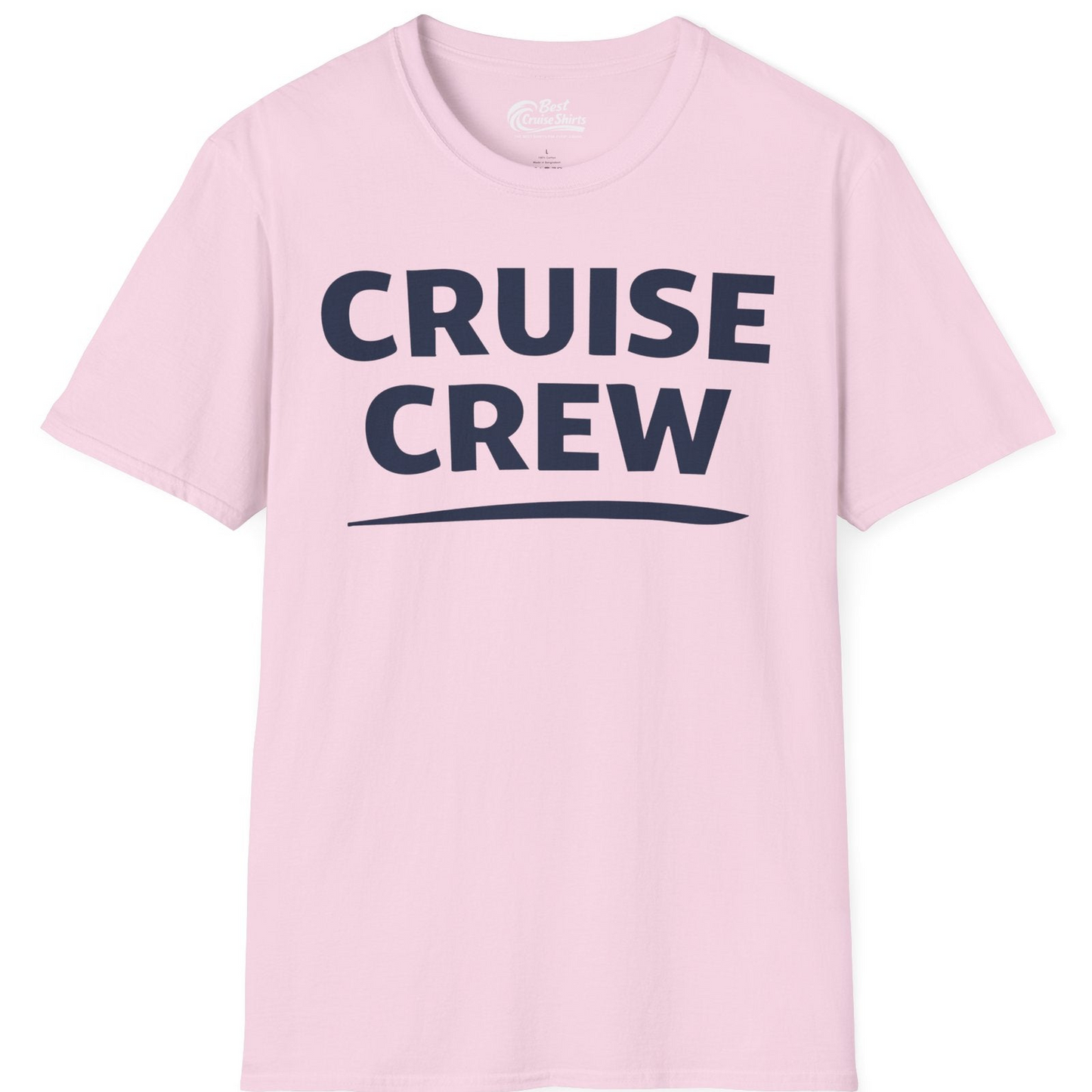 Cruise Crew Shirt T-Shirt – Light Pink – Best Cruise Shirts