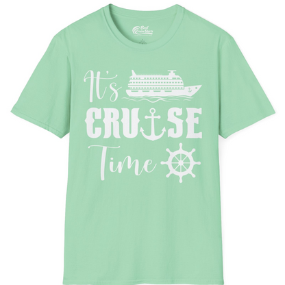It’s Cruise Time Shirt T-Shirt – Mint Green – Best Cruise Shirts