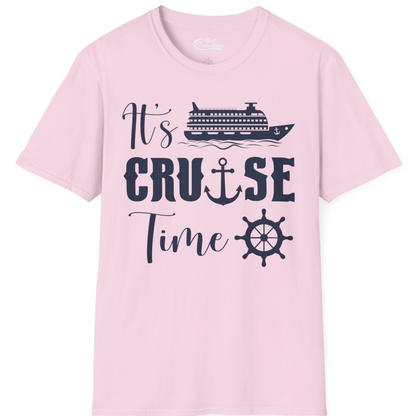 It’s Cruise Time Shirt T-Shirt – Light Pink – Best Cruise Shirts