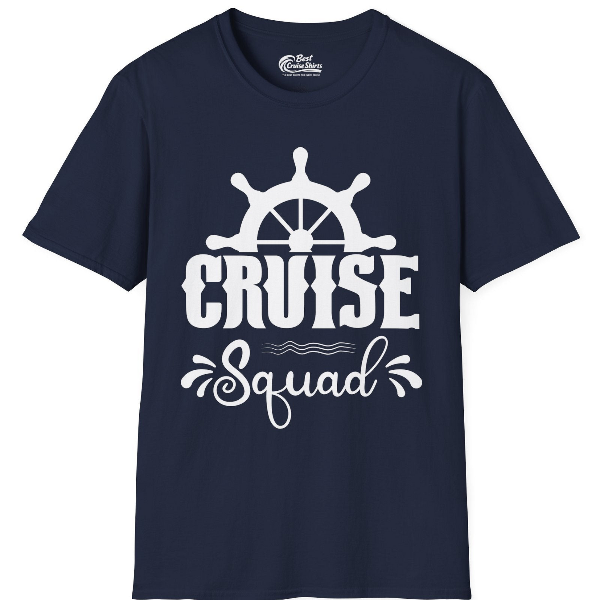 Cruise Squad Shirt T-Shirt – Navy – Best Cruise Shirts
