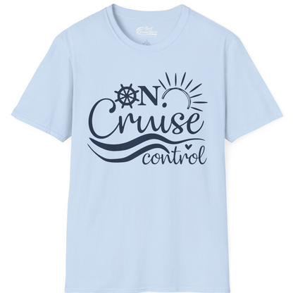 On Cruise Control Shirt T-Shirt – Light Blue – Best Cruise Shirts