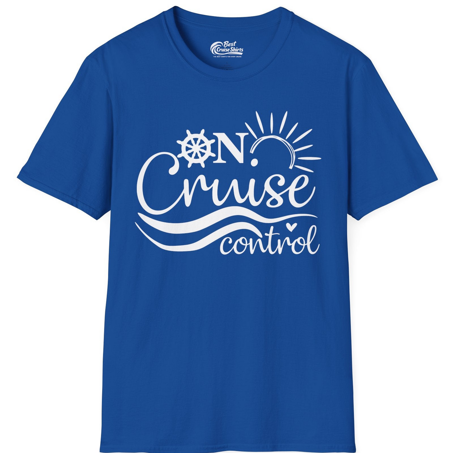 On Cruise Control Shirt T-Shirt – Royal – Best Cruise Shirts