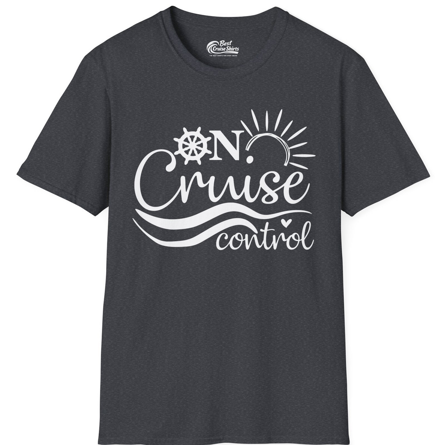 On Cruise Control Shirt T-Shirt – Dark Heather Grey – Best Cruise Shirts