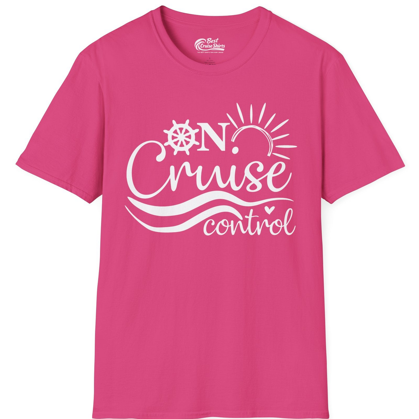 On Cruise Control Shirt T-Shirt – Heliconia – Best Cruise Shirts