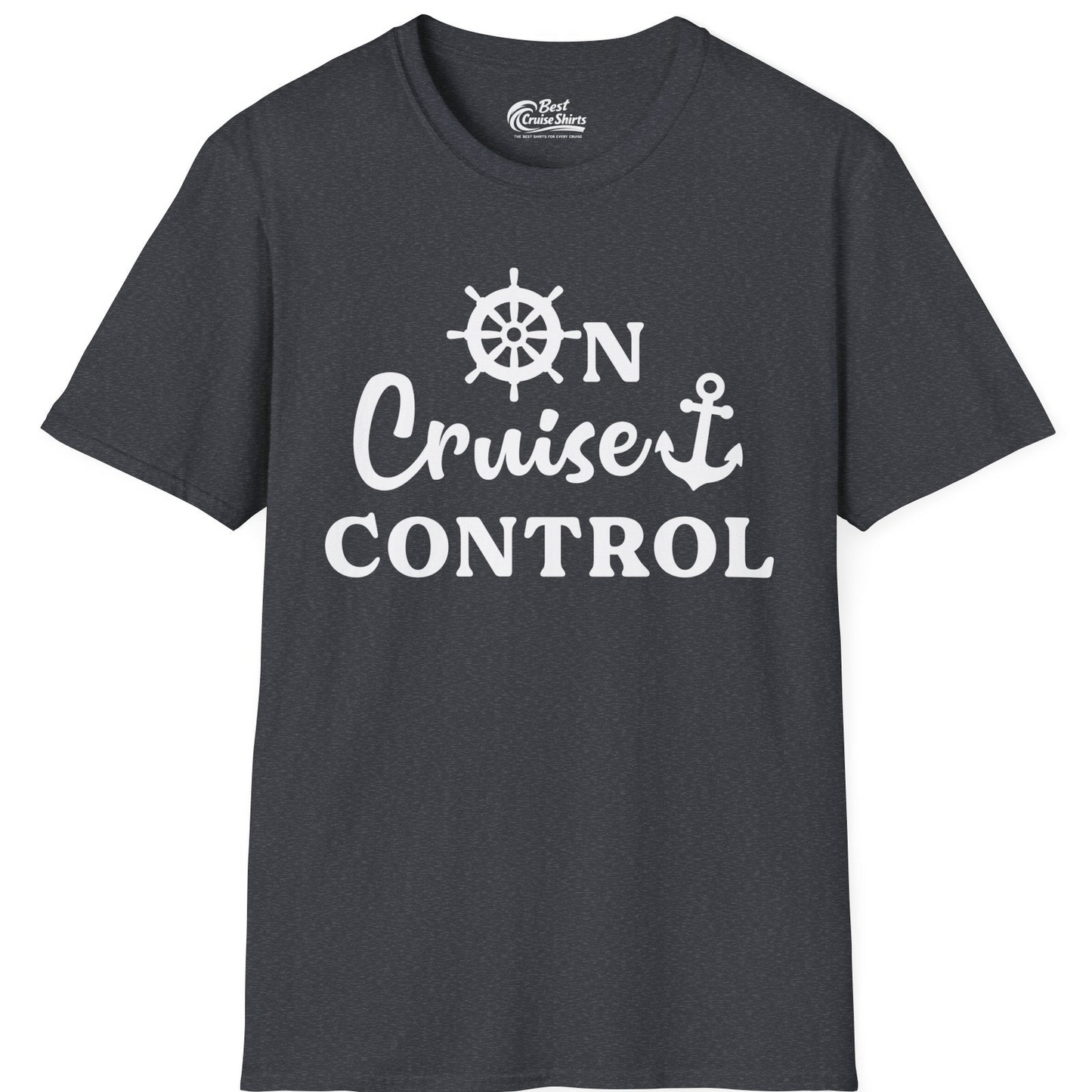 On Cruise Control Shirt T-Shirt – Dark Heather Grey – Best Cruise Shirts