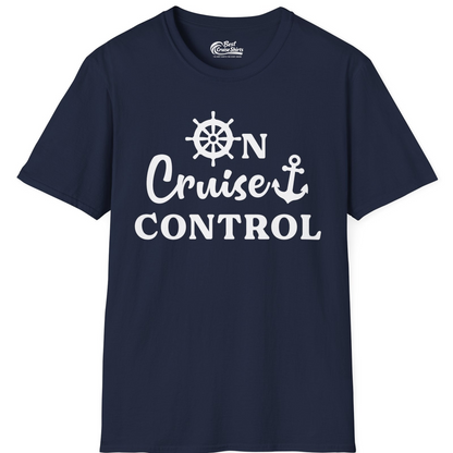 On Cruise Control Shirt T-Shirt – Navy – Best Cruise Shirts