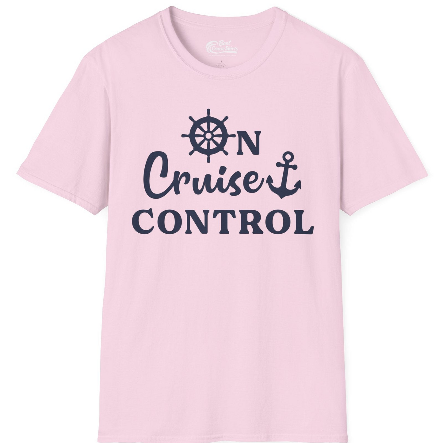 On Cruise Control Shirt T-Shirt – Light Pink – Best Cruise Shirts